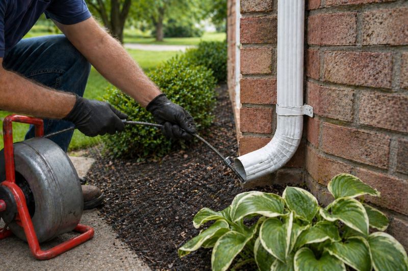 Downspout Blockage Removal in Fredericksburg, VA