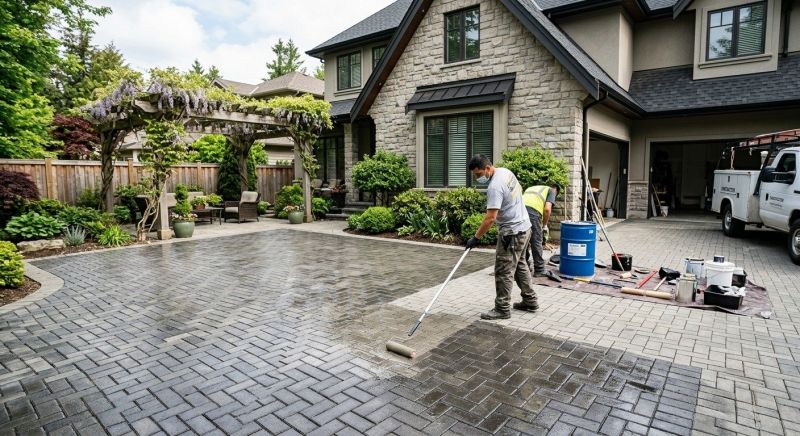 Pavers Sealing in Renton, WA