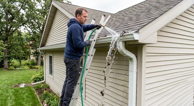 Rain Gutter Clearing in Morris County, NJ